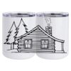 10 oz. White Stainless Steel Short Tumbler Thumbnail