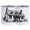 10 oz. White Stainless Steel Short Tumbler Thumbnail