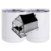 10 oz. White Stainless Steel Short Tumbler Thumbnail