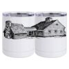 10 oz. White Stainless Steel Short Tumbler Thumbnail