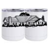 10 oz. White Stainless Steel Short Tumbler Thumbnail