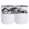 10 oz. White Stainless Steel Short Tumbler Thumbnail