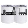 10 oz. White Stainless Steel Short Tumbler Thumbnail