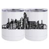 10 oz. White Stainless Steel Short Tumbler Thumbnail