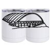 10 oz. White Stainless Steel Short Tumbler Thumbnail