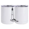 10 oz. White Stainless Steel Short Tumbler Thumbnail