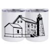 10 oz. White Stainless Steel Short Tumbler Thumbnail