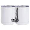 10 oz. White Stainless Steel Short Tumbler Thumbnail