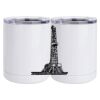 10 oz. White Stainless Steel Short Tumbler Thumbnail