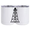 10 oz. White Stainless Steel Short Tumbler Thumbnail