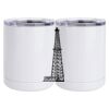 10 oz. White Stainless Steel Short Tumbler Thumbnail