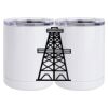 10 oz. White Stainless Steel Short Tumbler Thumbnail