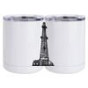 10 oz. White Stainless Steel Short Tumbler Thumbnail