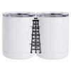 10 oz. White Stainless Steel Short Tumbler Thumbnail