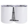 10 oz. White Stainless Steel Short Tumbler Thumbnail