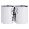 10 oz. White Stainless Steel Short Tumbler Thumbnail