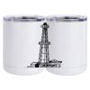 10 oz. White Stainless Steel Short Tumbler Thumbnail