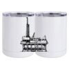 10 oz. White Stainless Steel Short Tumbler Thumbnail