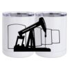 10 oz. White Stainless Steel Short Tumbler Thumbnail