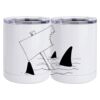 10 oz. White Stainless Steel Short Tumbler Thumbnail