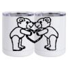 10 oz. White Stainless Steel Short Tumbler Thumbnail