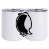 10 oz. White Stainless Steel Short Tumbler Thumbnail