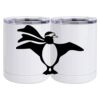10 oz. White Stainless Steel Short Tumbler Thumbnail