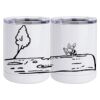 10 oz. White Stainless Steel Short Tumbler Thumbnail