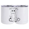 10 oz. White Stainless Steel Short Tumbler Thumbnail