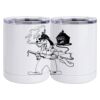 10 oz. White Stainless Steel Short Tumbler Thumbnail