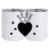 10 oz. White Stainless Steel Short Tumbler Thumbnail