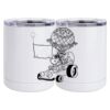 10 oz. White Stainless Steel Short Tumbler Thumbnail