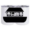 10 oz. White Stainless Steel Short Tumbler Thumbnail