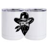 10 oz. White Stainless Steel Short Tumbler Thumbnail
