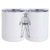 10 oz. White Stainless Steel Short Tumbler Thumbnail