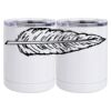10 oz. White Stainless Steel Short Tumbler Thumbnail