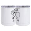 10 oz. White Stainless Steel Short Tumbler Thumbnail