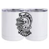 10 oz. White Stainless Steel Short Tumbler Thumbnail