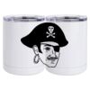 10 oz. White Stainless Steel Short Tumbler Thumbnail