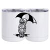10 oz. White Stainless Steel Short Tumbler Thumbnail