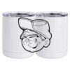 10 oz. White Stainless Steel Short Tumbler Thumbnail