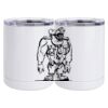 10 oz. White Stainless Steel Short Tumbler Thumbnail
