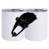 10 oz. White Stainless Steel Short Tumbler Thumbnail