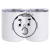 10 oz. White Stainless Steel Short Tumbler Thumbnail
