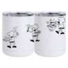10 oz. White Stainless Steel Short Tumbler Thumbnail