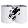 10 oz. White Stainless Steel Short Tumbler Thumbnail