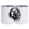 10 oz. White Stainless Steel Short Tumbler Thumbnail