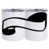 10 oz. White Stainless Steel Short Tumbler Thumbnail