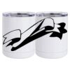 10 oz. White Stainless Steel Short Tumbler Thumbnail