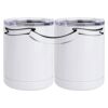 10 oz. White Stainless Steel Short Tumbler Thumbnail